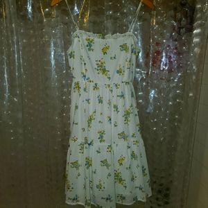 Wild Fable Floral Print Ruffle Dress